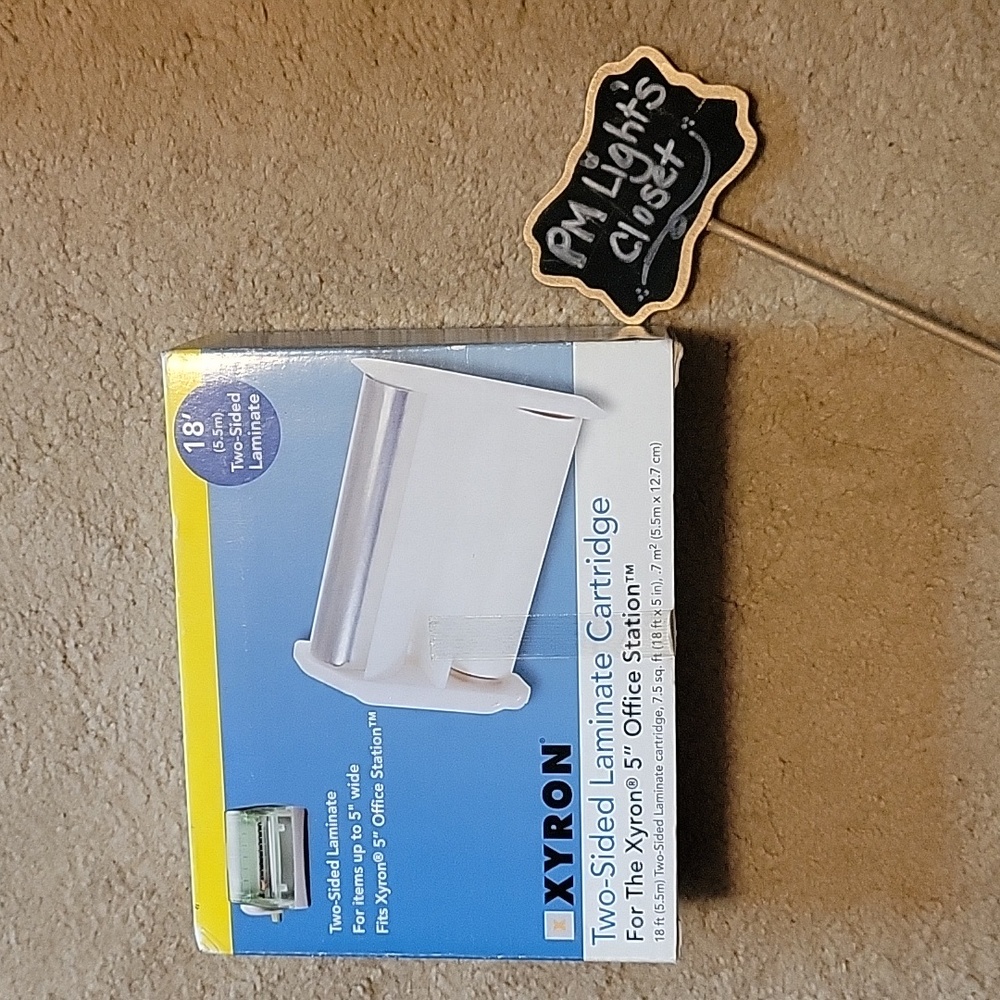 XYRON Two-Sided Laminate Cartridge NEW Xyron 5" Office Station Craft School